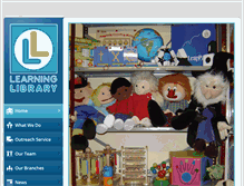 Tablet Screenshot of learninglibrary.org.uk